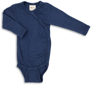 Engel Baby-Wickelbody, langarm, GOTS in Marine