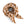Rose in April Bianca Doudou en mousseline 70x70cm | Vichy Caramel