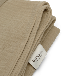 Donsje Decke "Ploekie Muslin Blanket XL" | Bear | Taupe