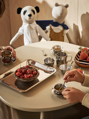 Ferm Living Spielset Toro | Stainless Steel