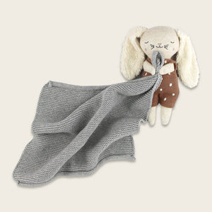 Ava & Yves Kuscheltuch "Hase" | Braun/Natur