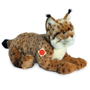 Teddy Hermann Plüschtier Luchs liegend 45 cm