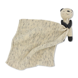 Ava & Yves Kuscheltuch "Panda mit Halstuch" | Creme