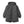 Parka Jello in Black Sea aus recyceltem Nylon mit abnehmbarer Kapuze, Fleece-Futter und Reflektoren.