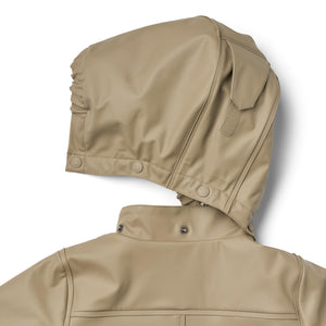 Wheat Thermo-Regenjacke Aju in Grey Stone – Detailansicht 2