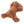 Teddy Hermann Plüschtier Schlenkerhund braun 28 cm