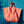 Rose in April Elisa sac | Tomate/rayures rose bonbon