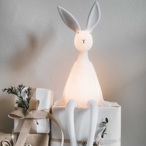 Lampe veilleuse Rose in April "Joseph" Lapin