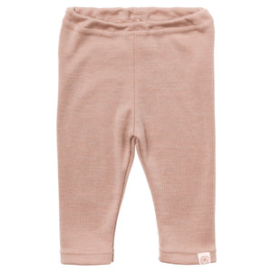 Engel Baby-Leggings, Wolle-Seide in Dustyrose