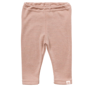 Engel Baby-Leggings, Wolle-Seide in Dustyrose