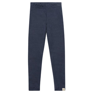 Engel Kinder-Leggings, Wolle-Seide in Marine