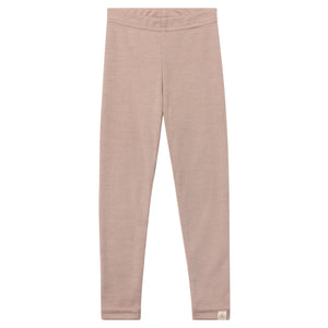 Engel Kinder-Leggings, Wolle-Seide in Dustyrose