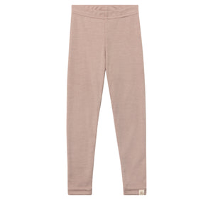 Engel Kinder-Leggings, Wolle-Seide in Dustyrose