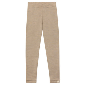 Engel Kinder-Leggings, Wolle-Seide in Sand