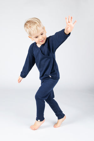 Engel Laine Soie Legging Bébé | Marine