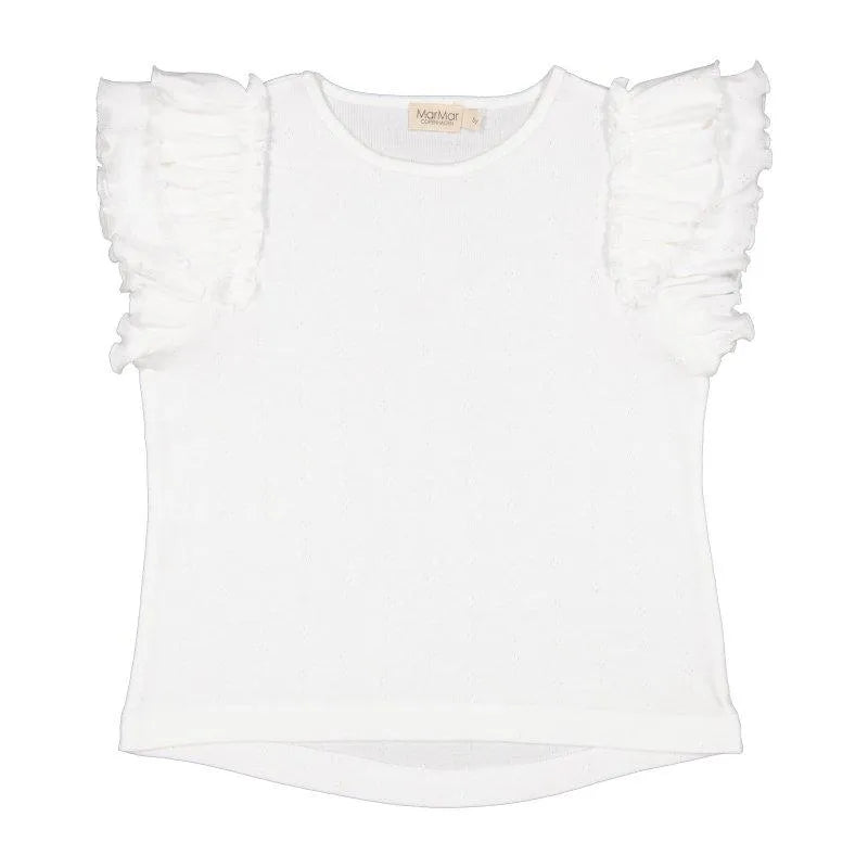 MarMar Copenhagen Shirt "Tavora Frill" White