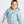 Engel Wollfleece Jacke | Bergblau Melange