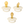 BIBS Try-It Colour 3er-Pack Ivory Schnuller Size 1 (0-6 Monate), Naturlatex, drei Nippelformen, BPA-frei, sanftes Schild-Design