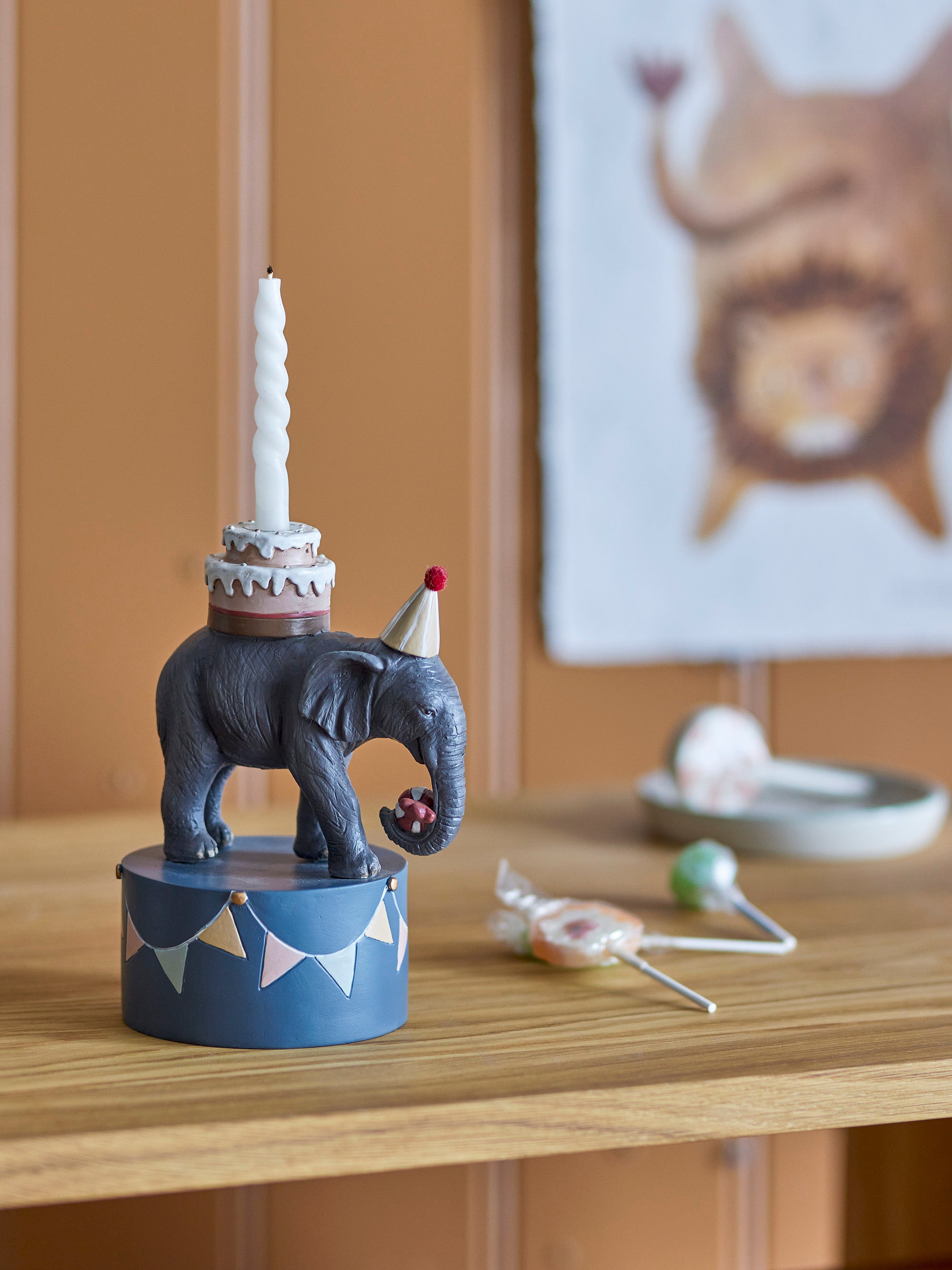 Bloomingville Kerzenhalter "Flor" | Grau