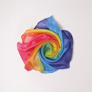 Grimm’s Spielseide Regenbogen aus 100 % Seide in leuchtenden Farben для kreatives Spielen