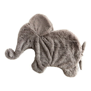 Dimpel Kuscheltier Elefant Oscar Doudou 42 in Beige-Braun mit großem Schmusetuch