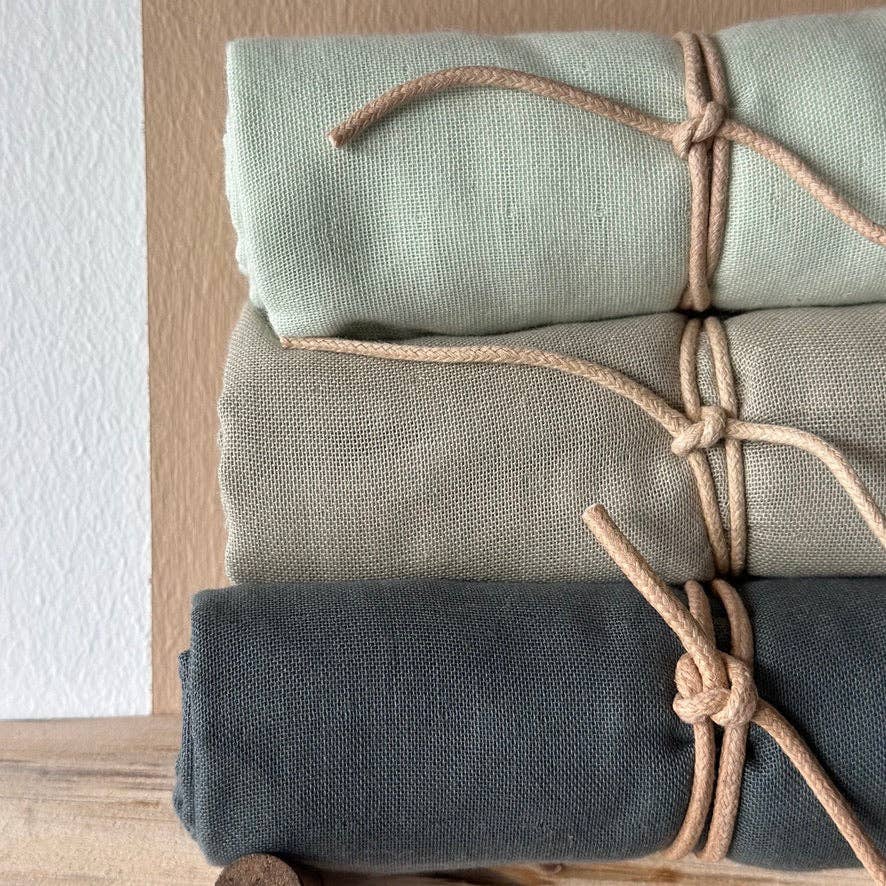 Saga Copenhagen Musselintuch - Dark Forest - 100% Bio-Baumwolle