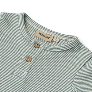 Wheat Body Rib "Benny" Stormy Sea Stripe