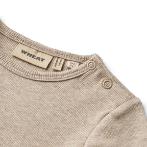 Wheat Body Rib "Spencer" Gravel Melange