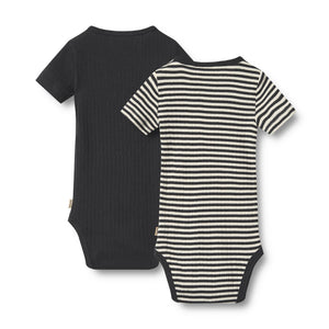 Wheat Body Rib "Spencer" Navy Stripe 2 Stück