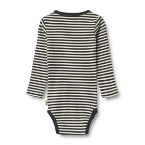 Wheat Body Rib  "Spencer" Navy Stripe 2 Stück