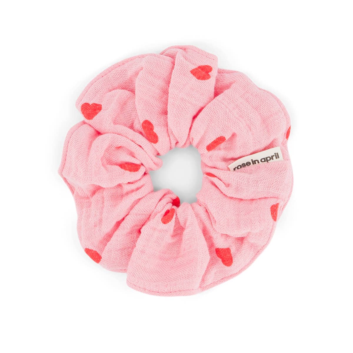 Rose in April Rose in April Scrunchie "Herz Flamingo"