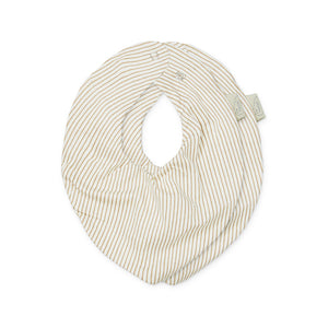 Cam Cam Bandana Lätzchen "Jersey" | 2-Pack | Classic Stripes Camel