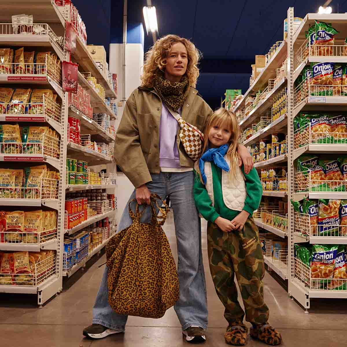 Rose in April Swaddle "Bianca" Leo Olive 110x110