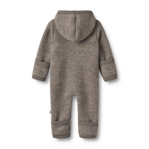 Wheat Jumpsuit Wolle / Fleece Brown Melange