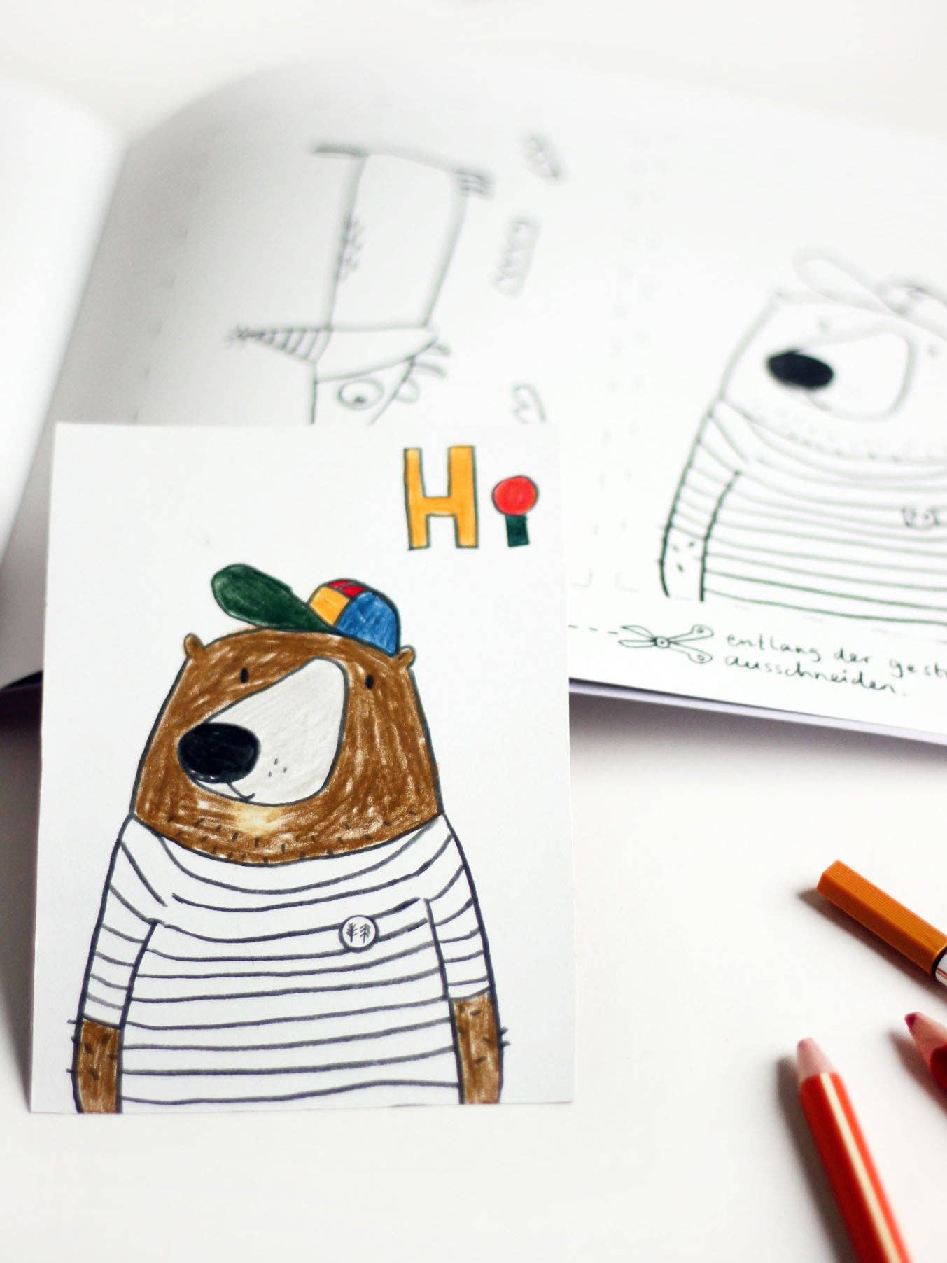 Halfbird ABC Malbuch