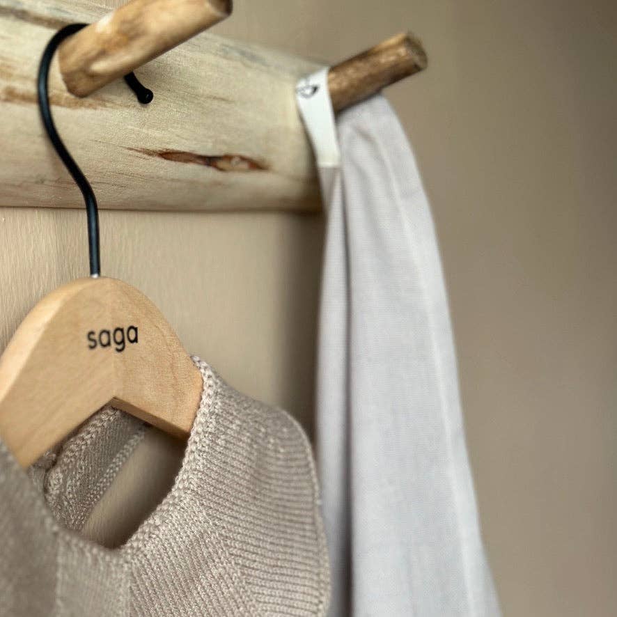 Saga Copenhagen Musselintuch - Taupe - 100% Bio-Baumwolle