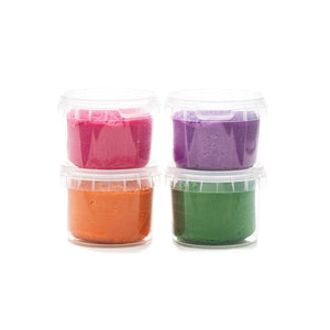Neongrün Bio-Knete vegan 4er Set "Loki"