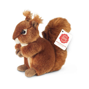 Teddy Hermann Plüschtier Eichhörnchen 17 cm aus weichem Plüsch als Kuscheltier für Kinder