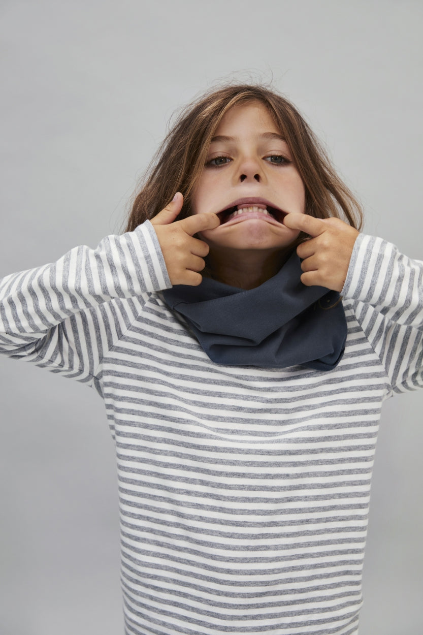 Gray Label Rundschal Endless | Blue Grey