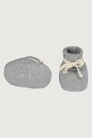 Chaussons bébé bio Gray Label gris | Mélange