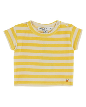 Emile & Ida Kinder T-Shirt Éponge in Rayure Mimosa mit Streifen