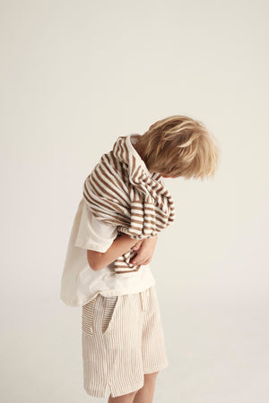 Cozmo Muslin Bermuda "Alex" Muslin - Cofee