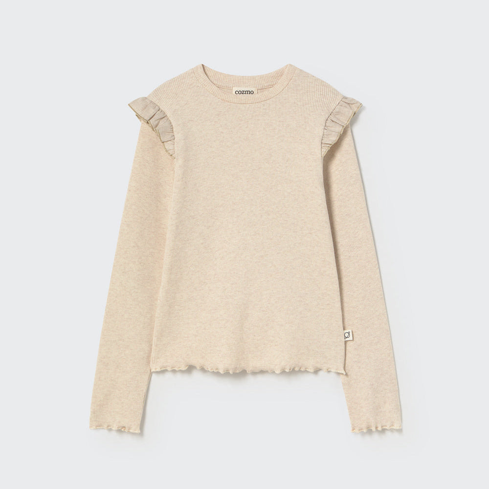 Cozmo Rib-Sweater „Arubak“ in Stone 