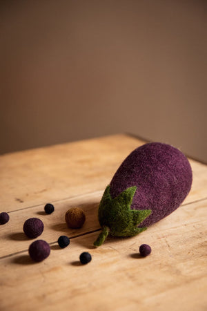 Muskhane Feutre Aubergine