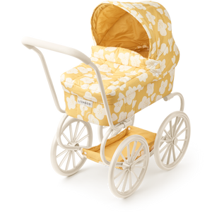 Liewood Puppenwagen "Adaline" | Flower / Lemon Yellow
