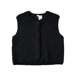 Alwero Gilet en laine bio pour adultes « TYB » | Deep Black