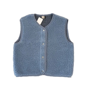 Alwero Erwachsene Bio Wollweste "TYB" | Icy Blue