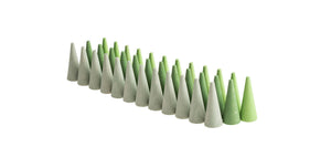 Grapat Mandala-Teile "Green Cone"