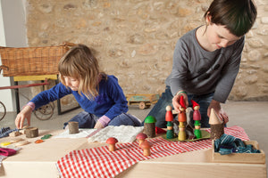 Grapat wooden figures "Nins of the Forest"