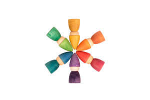 Grapat Holzfiguren "Zwerge" Rainbow